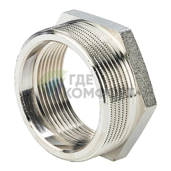 Футорка STOUT 2 x 1 1/2 никелированная - фото 3