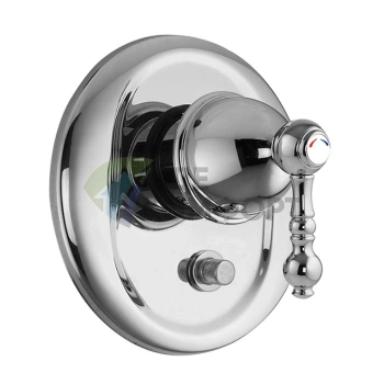 Смеситель для душа FIMA|Carlo Frattini Elizabeth встроенный с переключателем на 2 источника (хром) (F5089X2CR) - фото 1