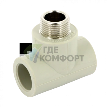 Тройник PPR с наружной резьбой 25x3/4 FV-Plast - фото 3