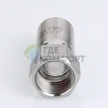 Пресс-вставка с внутренней резьбой 28 мм х 1 из нержавеющей стали VTi.907.I.002806 VALTEC (ВАЛТЕК) - фото 3