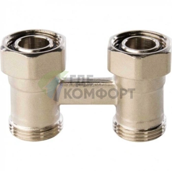 Узел нижнего подключения мультифлекс для радиатора прямой 3/4 Sanext