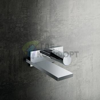 Fantini Milano Встраиваемый смеситель для раковины на 2 отверстия без донного клапана, хром (31 02 E613B) - фото 1