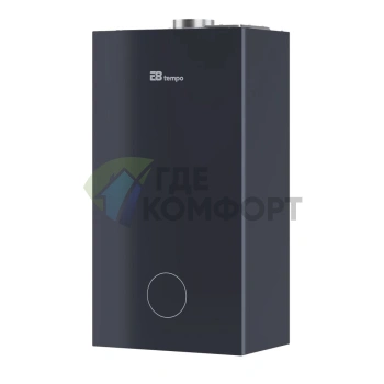 Настенный газовый котел E8 tempo GHA24V (стеклянная панель серый графит) - фото 2