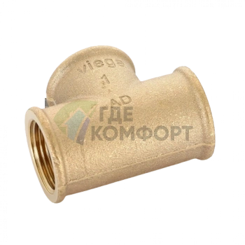 Тройник ВР 1, бронза Viega - фото 3