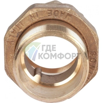 Разъемное соединение американка ВН 1 1/2, уплотнение под гайкой o-ring кольцо Stout - фото 3