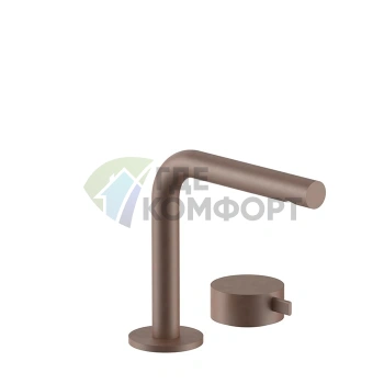 Смеситель для раковины Fantini AF/21 с двумя отверстиями, цвет Matt Copper PVD (27 P9 A104WF) - фото 1