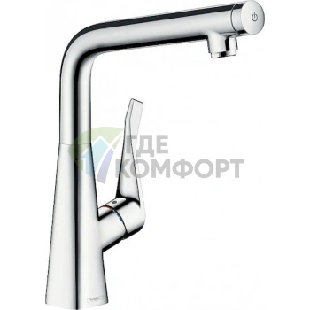 Смеситель для кухни Hansgrohe Metris Select 14883000 - фото 1