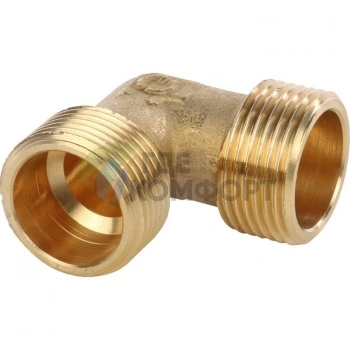 Угольник STOUT наружная резьба латунный НР 3/4 - фото 2