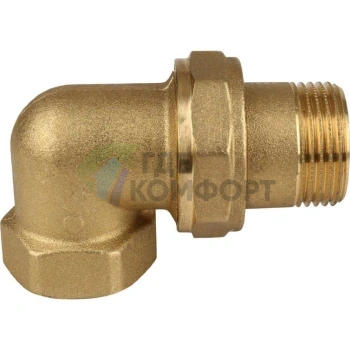 Разъемное соединение американка угловое 1, латунное Itap - фото 1