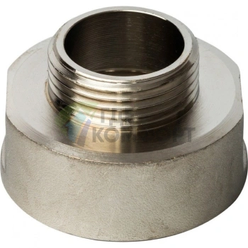 Переходник STOUT ВН 1 1/2 x 1 внутренняя/наружная резьба никелированный - фото 3