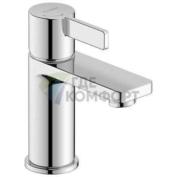 Смеситель для раковины Duravit D-Neo без донного клапана, хром (DE1011002010) - фото 1
