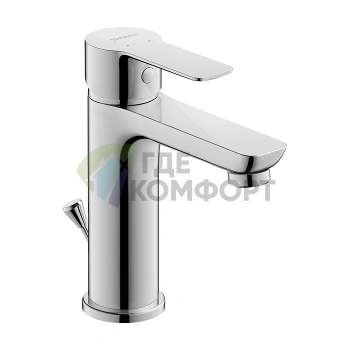 Смеситель для раковины Duravit A.1 с донным клапаном, хром (A11020001010) - фото 1