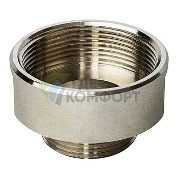 Переходник STOUT ВН 2 x 1 1/4 внутренняя/наружная резьба никелированный - фото 1