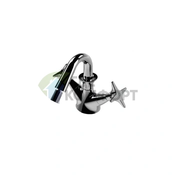 Смеситель для биде Stella 130 с донным клапаном, хром (CT 00204 CR00) - фото 1