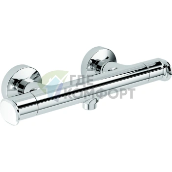 Термостатический смеситель для душа LineaViva: Идеальная температура и стильный хром (LVT0101021) - фото 1