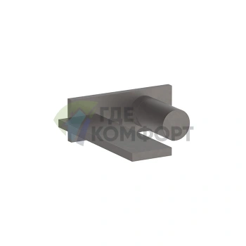 Смеситель для раковины Fantini Milano встраиваемый на 2 отверстия цвет матовый графит (31 P5 E613B) - фото 1