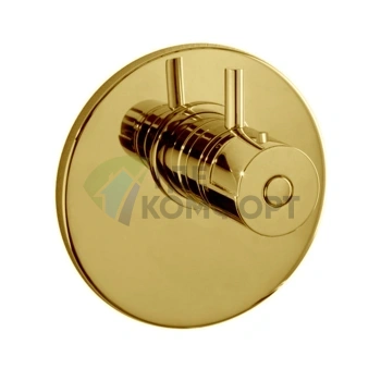 Термостатический встроенный смеситель для душа FIMA Carlo Frattini Fimatherm золото (F4039X1OR) - фото 1