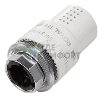 Термоголовка жидкостная Royal Thermo Design M30x1,5 белый, RTO 07.0009, НС-1443124 - фото 3