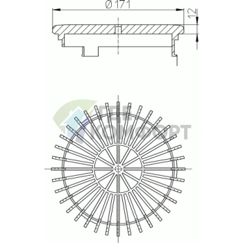 Плоский листвоуловитель HL170 - фото 2