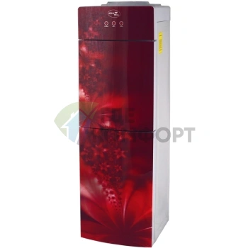 Кулер для воды напольный Aqua Well 2-JX-5 ПКС YLR-2-JX-5 красный с флуоресцентным рисунком - фото 1