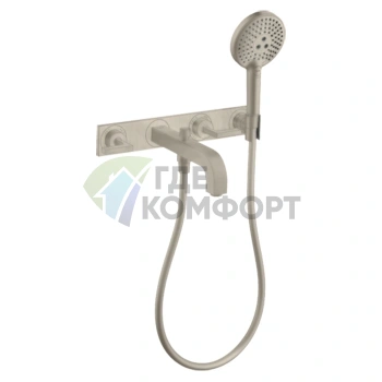 Смеситель для ванны AX Citterion в цвете шлифованный никель (39442820) - фото 1