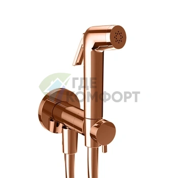 Гигиенический комплект Almar с прогрессивным смесителем и встраиваемой частью из состаренной меди (E136009.CO) - фото 1