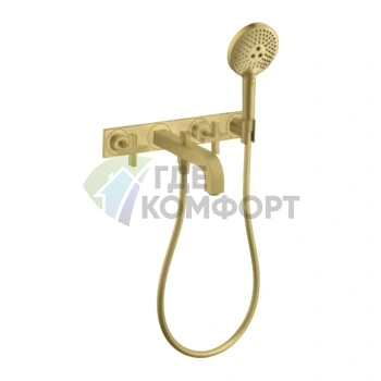 Смеситель для ванны AX Citterio в цвете шлифованная медь (39441950) - фото 1