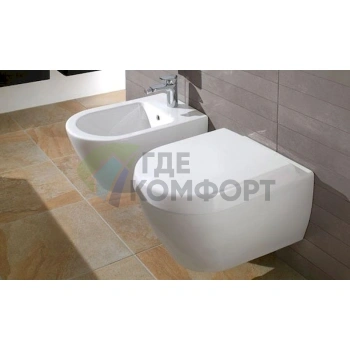 Комплект подвесного унитаза Villeroy & Boch Subway 2.0 с инсталляцией Geberit и микролифтом - фото 4