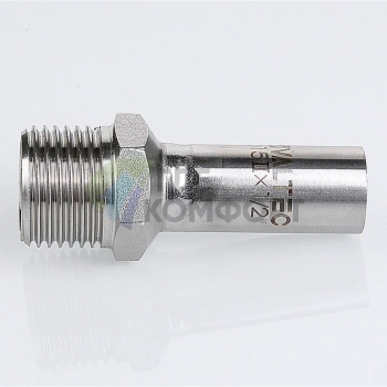 Пресс-вставка с наружной резьбой 18 мм х 3/4 из нержавеющей стали VTi.906.I.001505 VALTEC (ВАЛТЕК) - фото 4