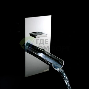 Bongio Acquaviva Luce: Встраиваемый смеситель для раковины с LED-подсветкой, хром (56539CR22LU) - фото 1