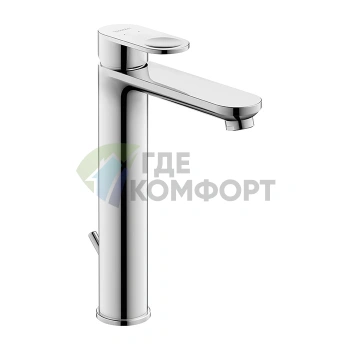 Смеситель для раковины Duravit B.3 высокий с донным клапаном, хром (B31030001010) - фото 1