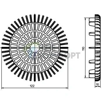 Плоский листвоуловитель HL181 - фото 2