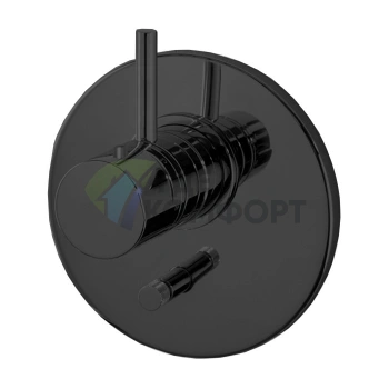 Встраиваемый смеситель для душа Fima Carlo Frattini Wellness Fimatherm на 2 источника, черный матовый (F4039X2NS) - фото 1