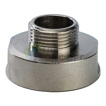 Переходник STOUT ВН 1 1/4 x 3/4 внутренняя/наружная резьба никелированный - фото 2