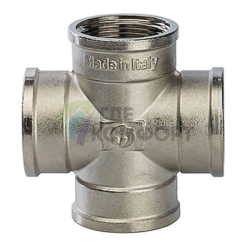 Крестовина STOUT ВВ 1 1/4 внутренняя резьба никелированная - фото 3