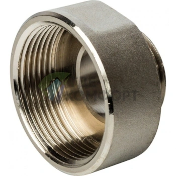 Переходник STOUT ВН 1 1/2 x 1 внутренняя/наружная резьба никелированный - фото 4