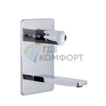 Смеситель для раковины Carlo Frattini Nomos Go настенный вертикальный хром (F4201VX5CR) - фото 1