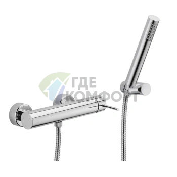 Смеситель для душа внешнего монтажа с душевым комплектом FIMA Carlo Frattini Spillo Up хром (F3035CR) - фото 1