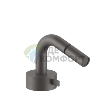 Смеситель для биде Fantini AF/21 Matt Gun Metal PVD (27 P5 A008WF) - фото 1