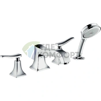 Смеситель Hansgrohe Metris Classic для установки на борт ванны - фото 1