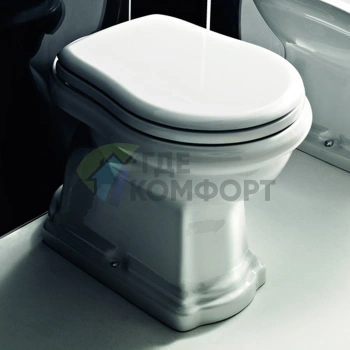 Унитаз Kerasan Retro 101101 со средним бачком-гор. выпуск - фото 1