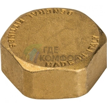 Заглушка STOUT ВР 1 внутренняя резьба латунная - фото 2