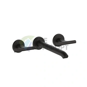 Настенный смеситель для раковины FANTINI SAILING Deep Black PVD (67 S1 J013B) - фото 1