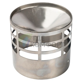 Решетка Stout из нержавеющей стали DN80 для дымоотводящей трубы SCA-0080-010004