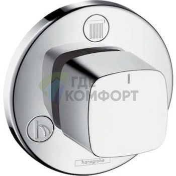 Наружная часть переключателя потоков Hansgrohe Metris 31634000