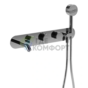 Термостатический смеситель для ванны Carimali STILL OH с душем и переключением потоков (0-STL6101EST-CR)