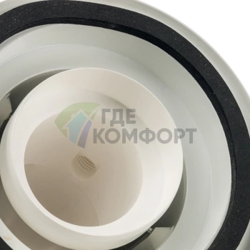 Элемент дымохода конденсационного Stout колено/адаптер DN60/100 90 градусов м/п PP-AL с фланцем SCA-8610-240090 - фото 2