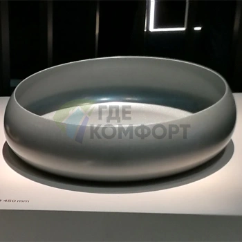 Раковина-чаша на столешницу круглая 45х45х12 cм без отв под смесительитель и перелива цвет steel BETTECraft - фото 1