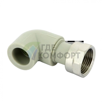 Угольник PPR с накидной гайкой 20х3/4 FV-Plast - фото 1