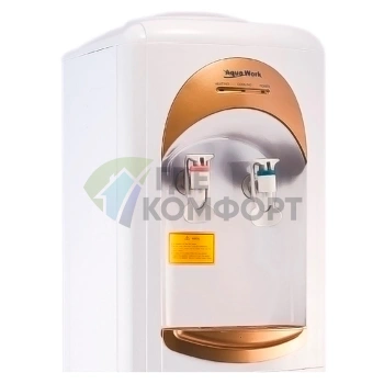 Кулер для воды AquaWork AW 16LD/HLN бело-золотой - фото 3